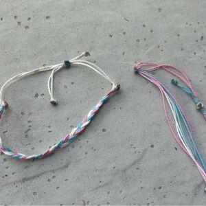 Trans pride bracelets